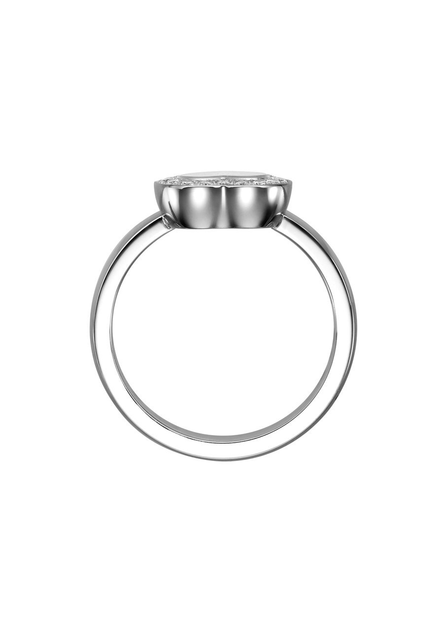 Happy Diamonds Icons Anillo, Oro Blanco Ético, Diamantes - Imagen 3