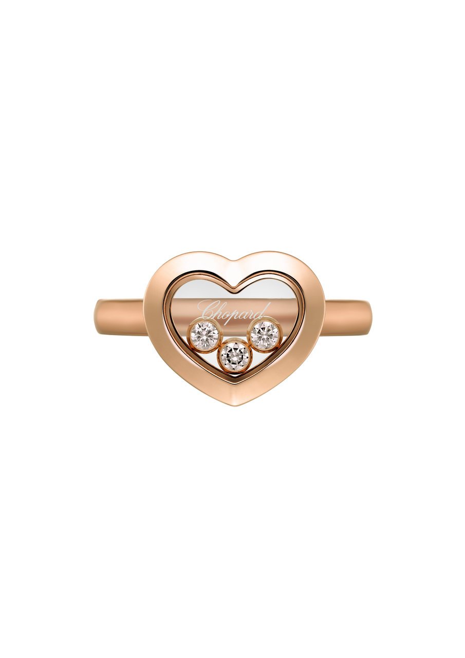 Happy Diamonds Icons Anillo, Oro Rosa Ético, Diamantes - Imagen 2