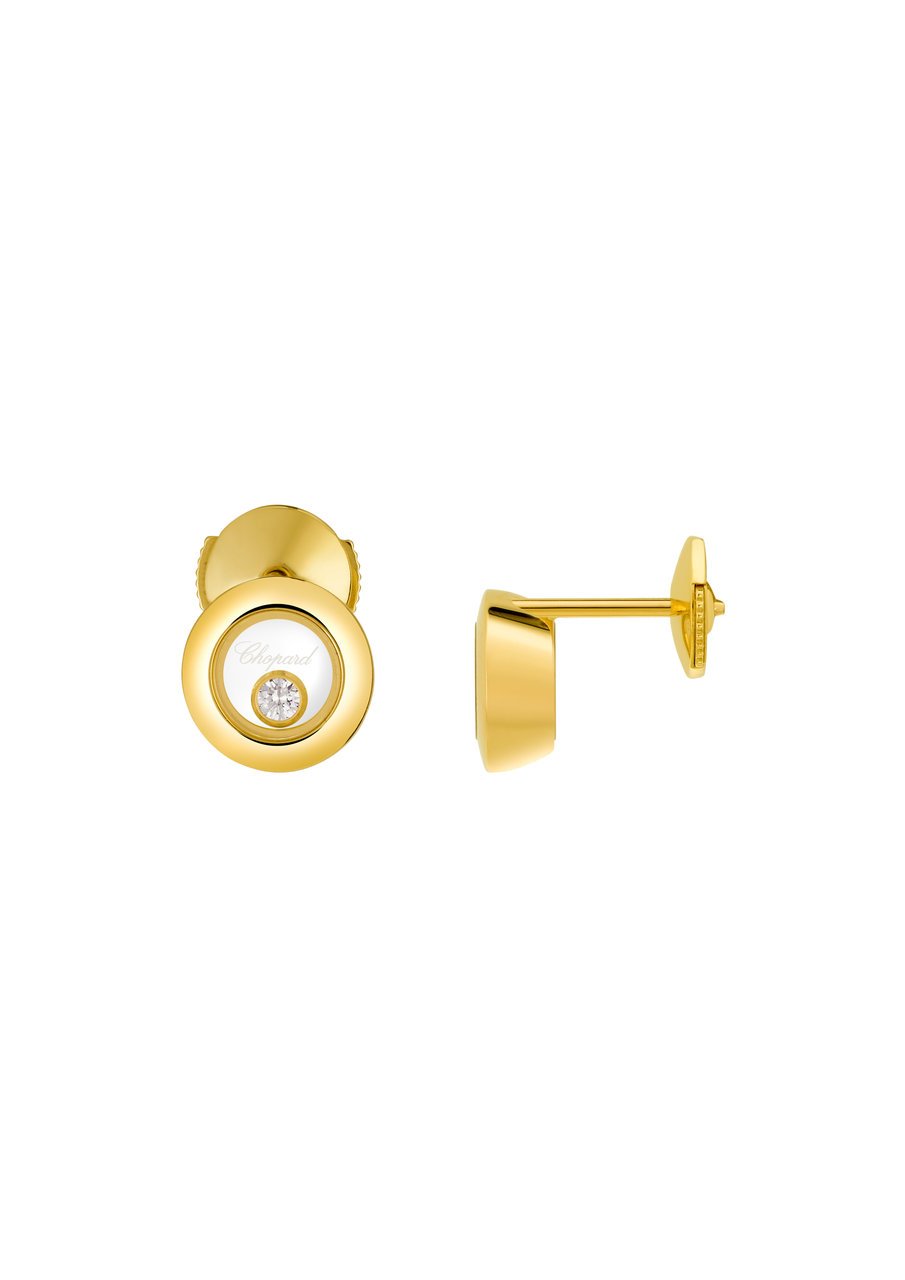 Happy Diamonds Icons Pendientes, Oro Amarillo Ético, Diamantes - Imagen 2