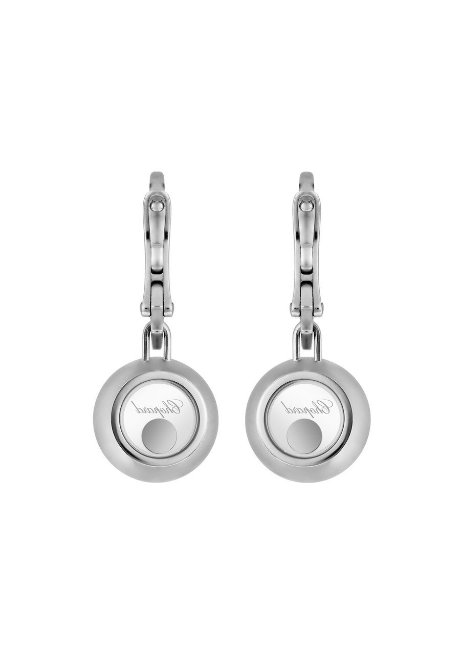 Happy Diamonds Icons Pendientes, Oro Blanco Ético, Diamantes - Imagen 3