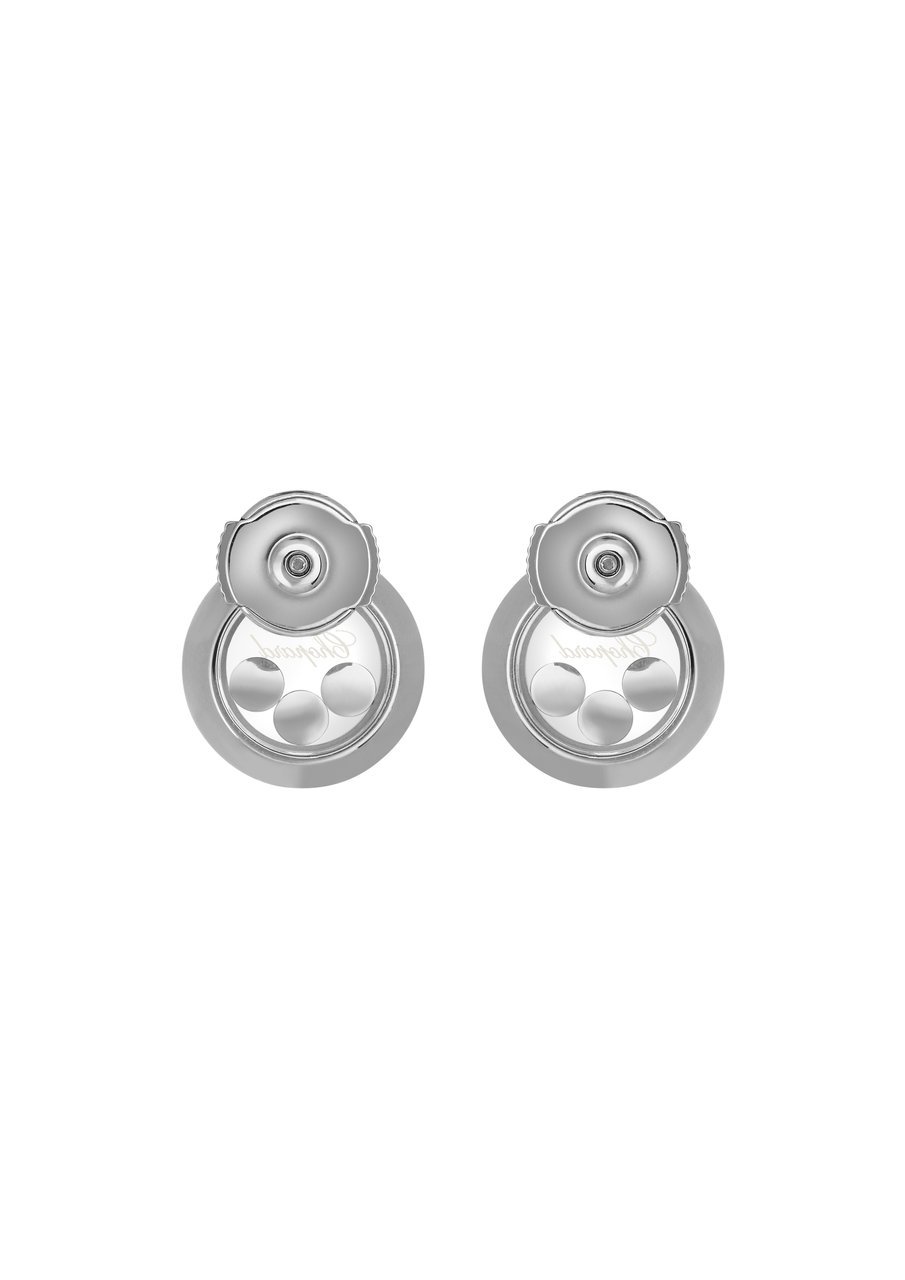 Happy Diamonds Icons Pendientes, Oro Blanco Ético, Diamantes - Imagen 3