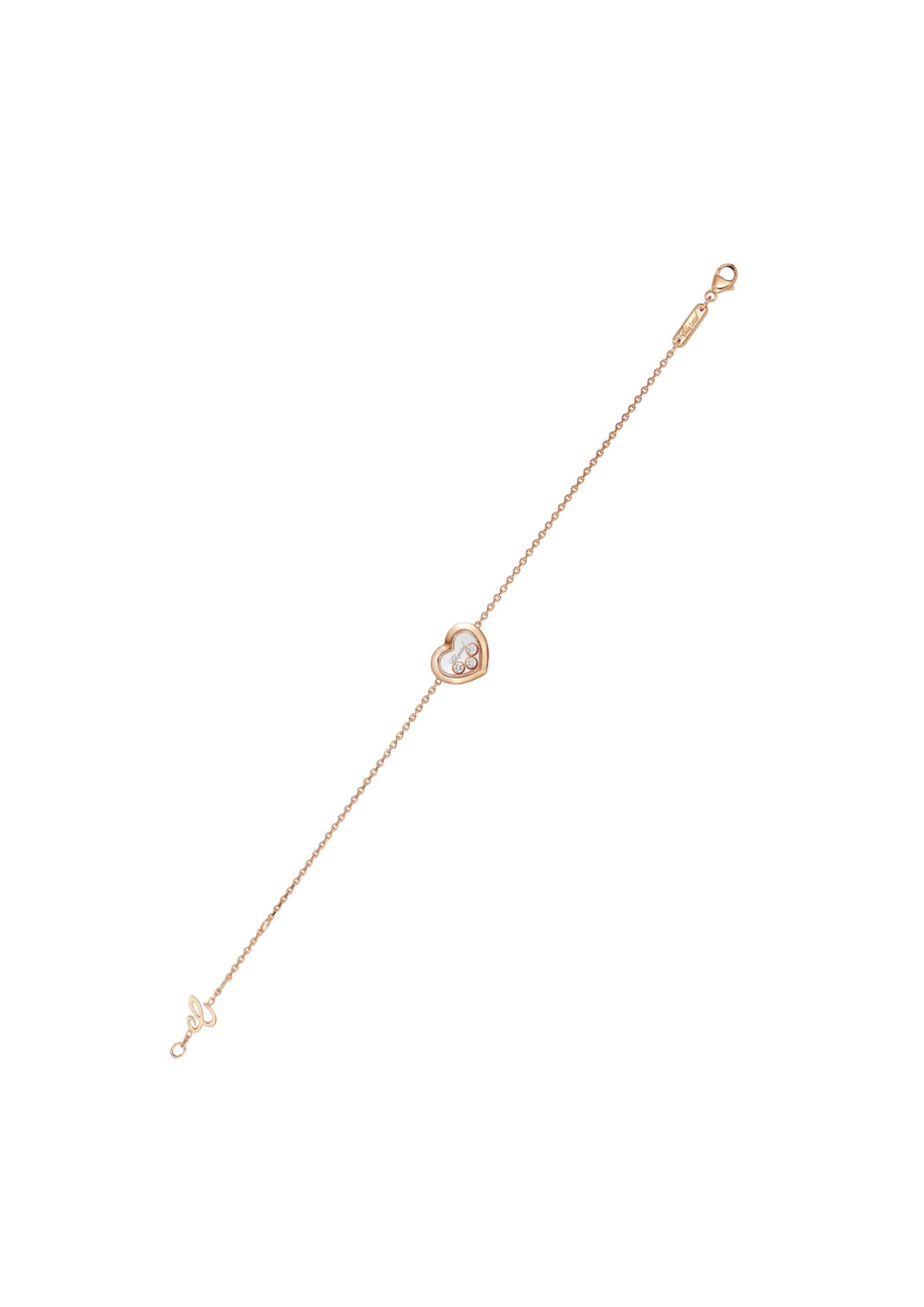 Happy Diamonds Icons Pulsera, Oro Rosa Ético, Diamantes - Imagen 2